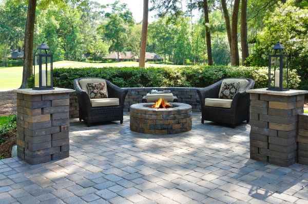 Fire Pit Installation in Owings Mills