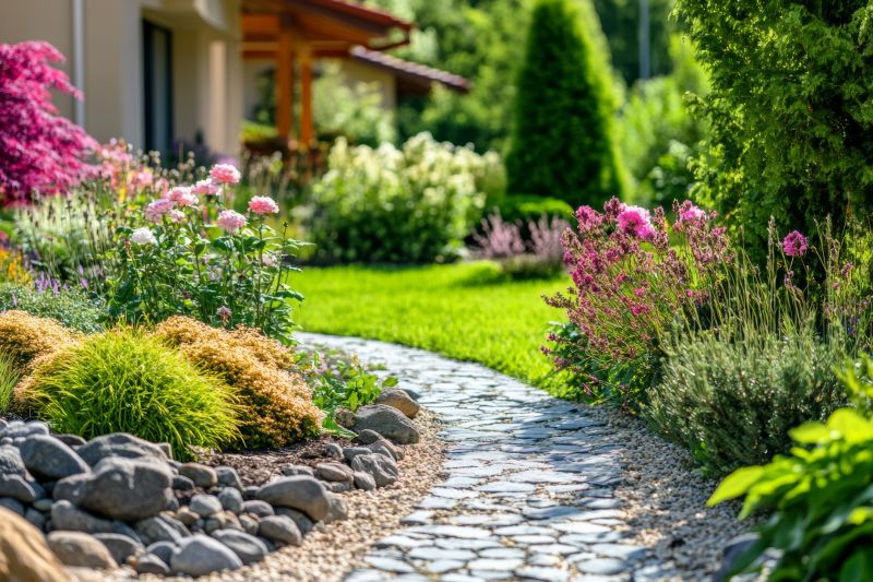 Stone Landscaping Installation